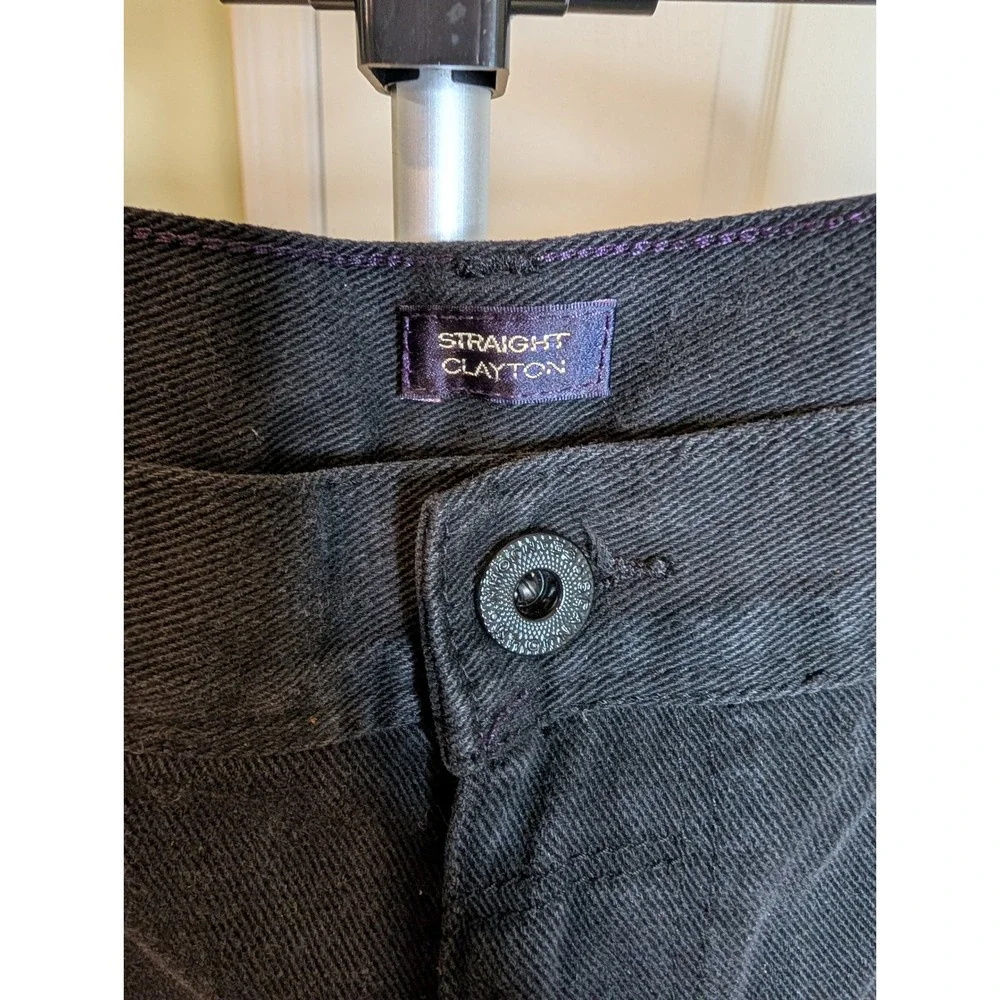 Sean John Straight Clayton Jeans Mens 40x32 Black Denim Pants 100% Cotton